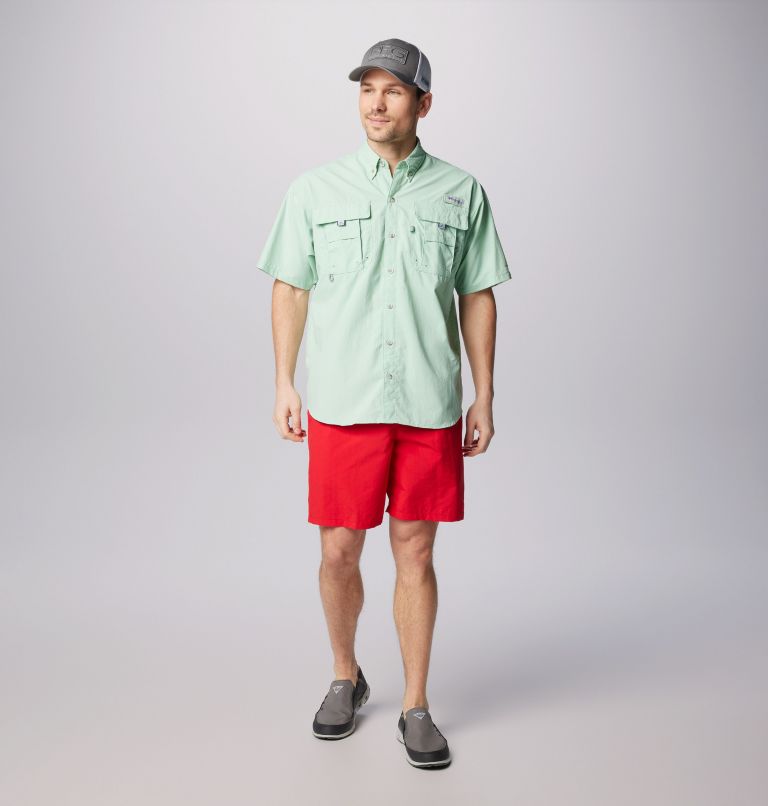 Thumbnail: Men’s PFG Bahama II Short Sleeve Shirt, Color: New Mint, image 3