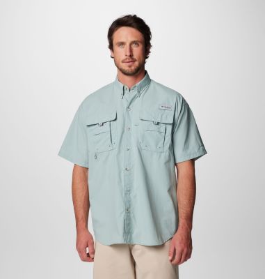 Men's Bahama II Short Sleeve Shirt, Color: Crushed Blue, image 1