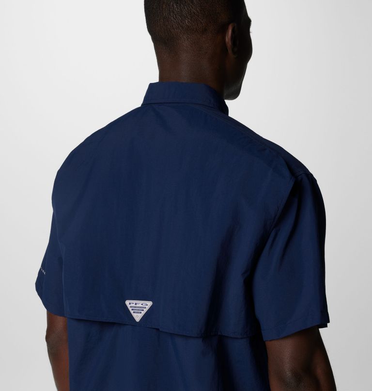Men’s PFG Bahama II Short Sleeve Shirt, Color: Collegiate Navy, image 6