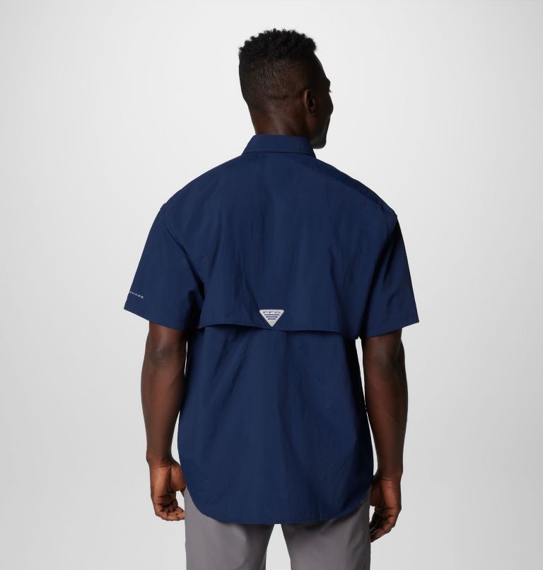 Men’s PFG Bahama II Short Sleeve Shirt, Color: Collegiate Navy, image 2
