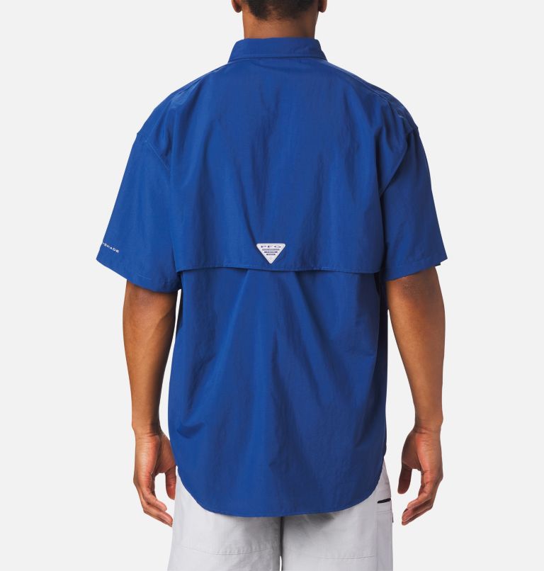 Men’s PFG Bahama II Short Sleeve Shirt, Color: Carbon, image 2