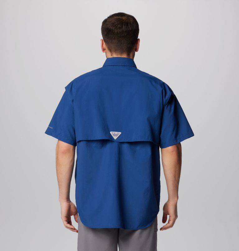 Men’s PFG Bahama II Short Sleeve Shirt, Color: Carbon, image 2