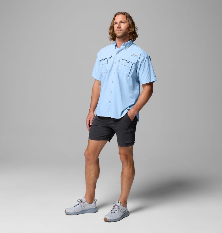Men’s PFG Bahama II Short Sleeve Shirt, Color: Sail, image 2