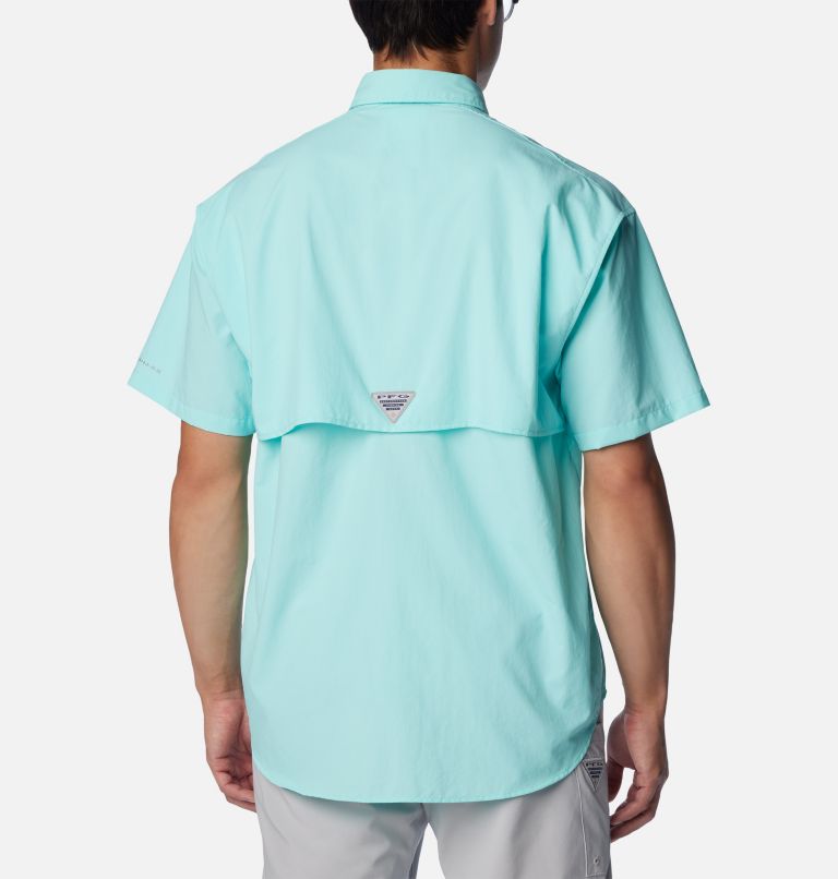 Men’s PFG Bahama II Short Sleeve Shirt, Color: Gulf Stream, image 2