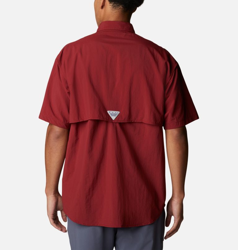 Thumbnail: Men’s PFG Bahama II Short Sleeve Shirt, Color: Red Jasper, image 2
