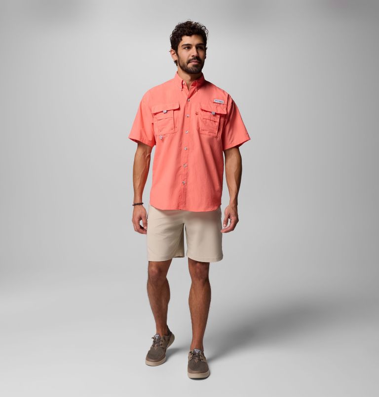 Men’s PFG Bahama II Short Sleeve Shirt, Color: Melonade, image 8