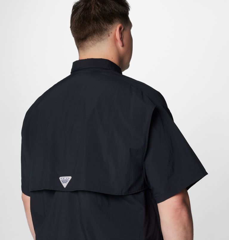 Men’s PFG Bahama II Short Sleeve Shirt - Big, Color: Black, image 6