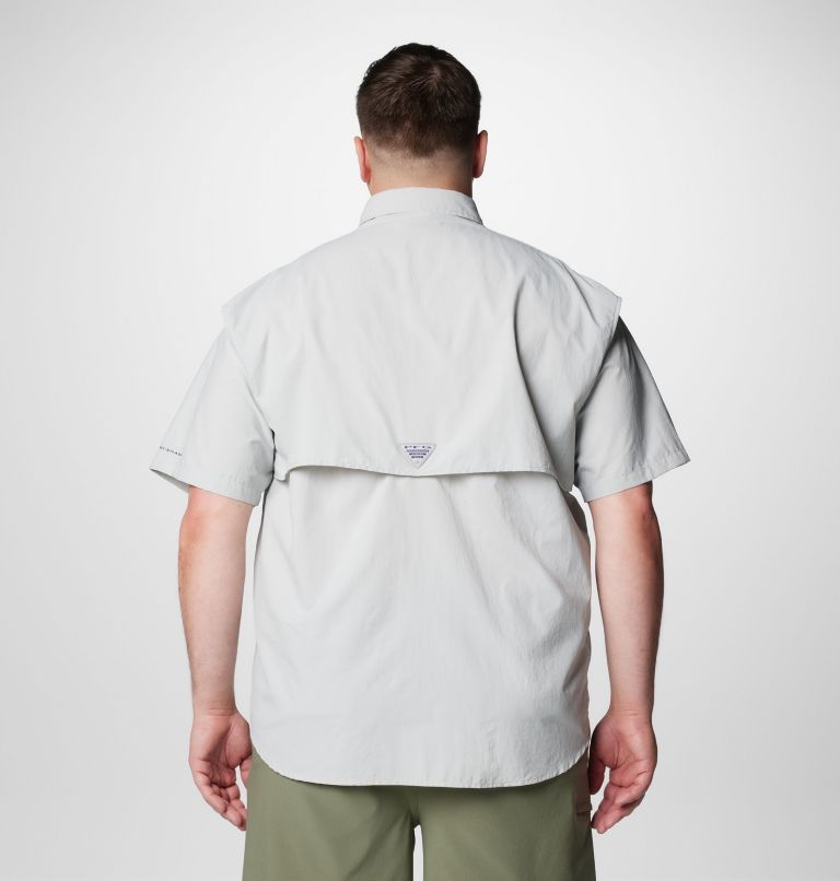 Men’s PFG Bahama II Short Sleeve Shirt - Big, Color: Cool Grey, image 2