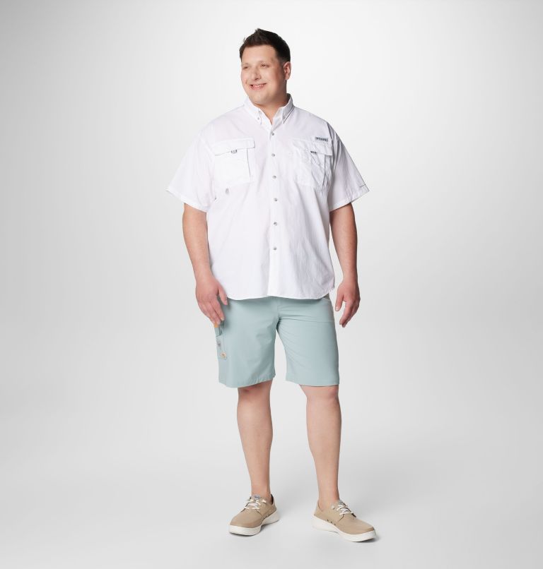 Men’s PFG Bahama II Short Sleeve Shirt - Big, Color: White, image 3