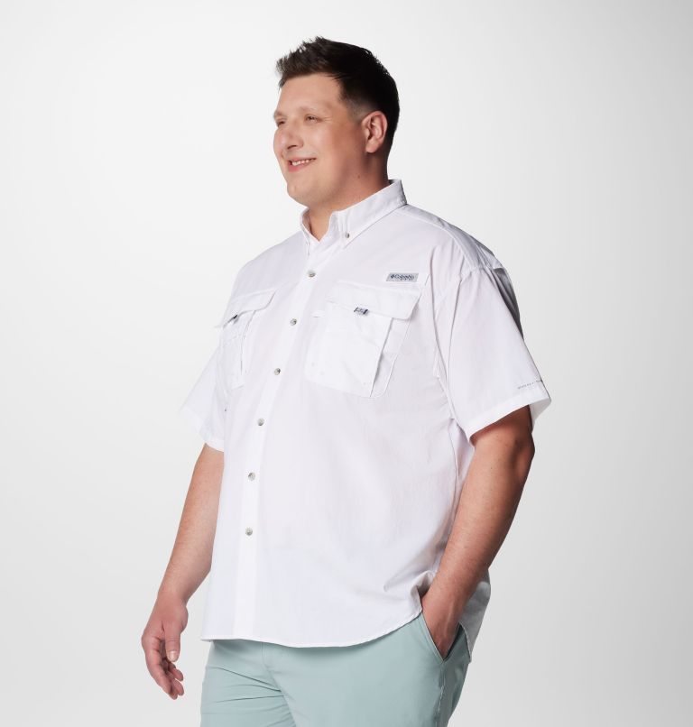 Men’s PFG Bahama II Short Sleeve Shirt - Big, Color: White, image 4