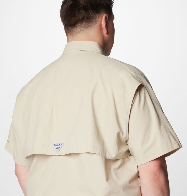 Men’s PFG Bahama II Short Sleeve Shirt - Big, Color: Fossil, image 6