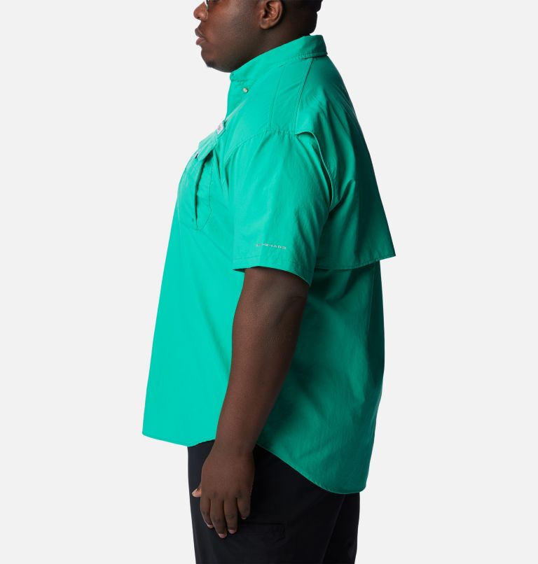 Men’s PFG Bahama II Short Sleeve Shirt - Big, Color: Circuit, image 3
