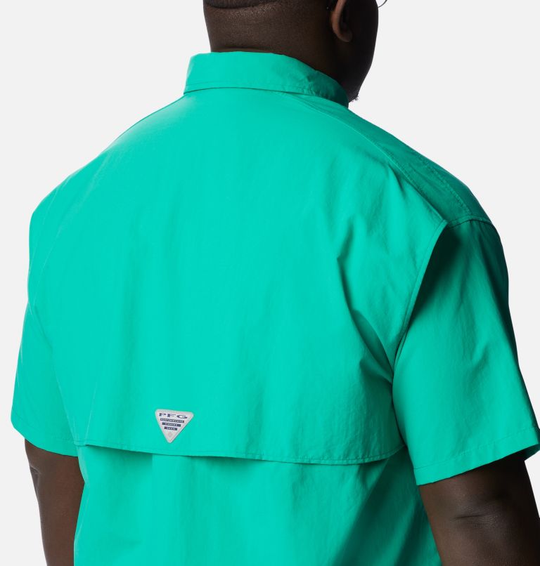 Thumbnail: Men’s PFG Bahama II Short Sleeve Shirt - Big, Color: Circuit, image 5