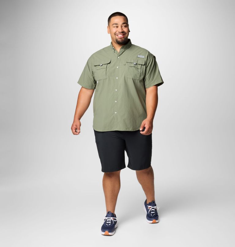 Men’s PFG Bahama II Short Sleeve Shirt - Big, Color: Cypress, image 3