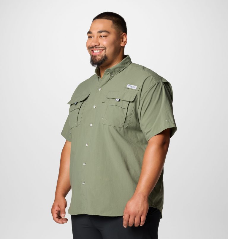 Men’s PFG Bahama II Short Sleeve Shirt - Big, Color: Cypress, image 4