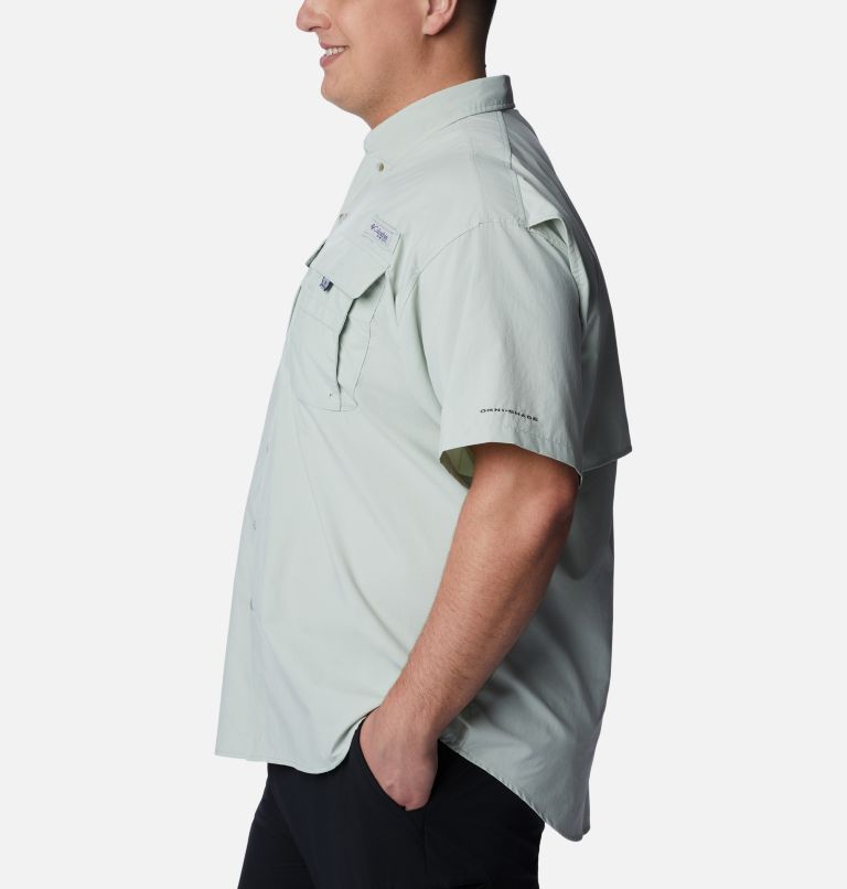 Thumbnail: Men’s PFG Bahama II Short Sleeve Shirt - Big, Color: Cool Green, image 3