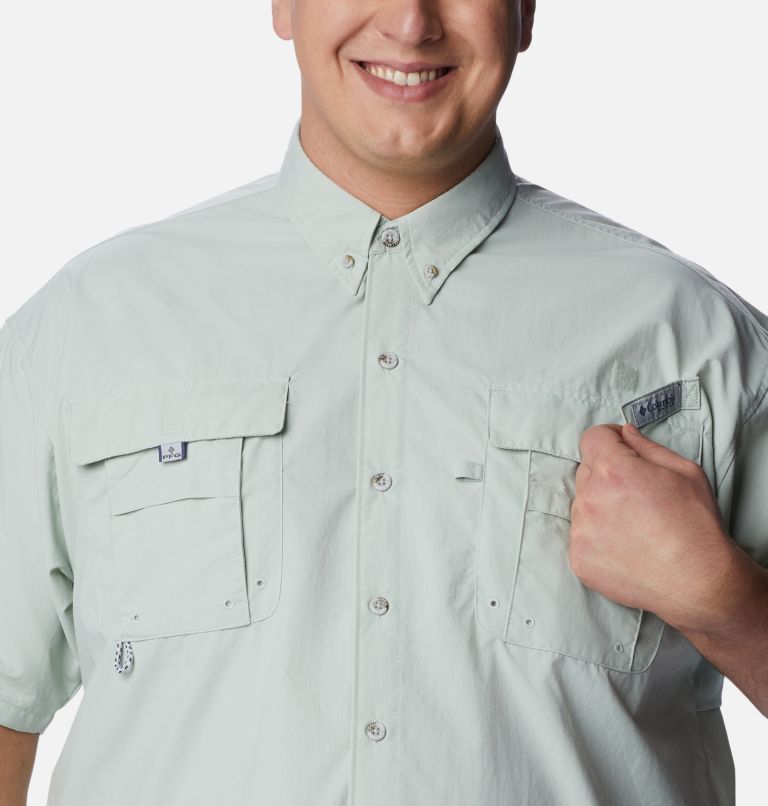Men’s PFG Bahama II Short Sleeve Shirt - Big, Color: Cool Green, image 4