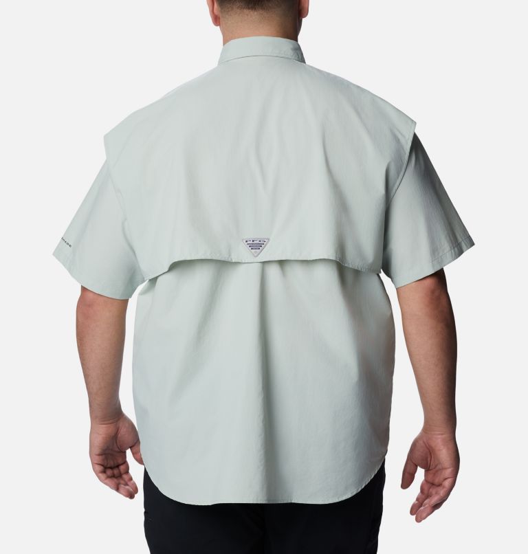 Thumbnail: Men’s PFG Bahama II Short Sleeve Shirt - Big, Color: Cool Green, image 2