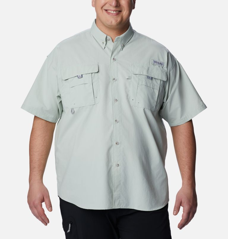 Men’s PFG Bahama II Short Sleeve Shirt - Big, Color: Cool Green, image 1