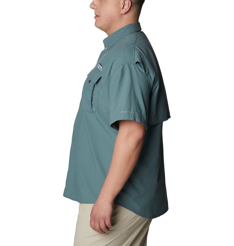 Thumbnail: Men’s PFG Bahama II Short Sleeve Shirt - Big, Color: Metal, image 3