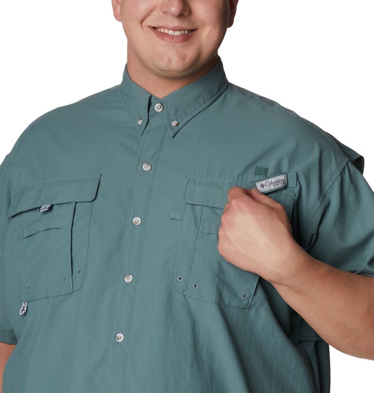 Men’s PFG Bahama II Short Sleeve Shirt - Big, Color: Metal, image 4