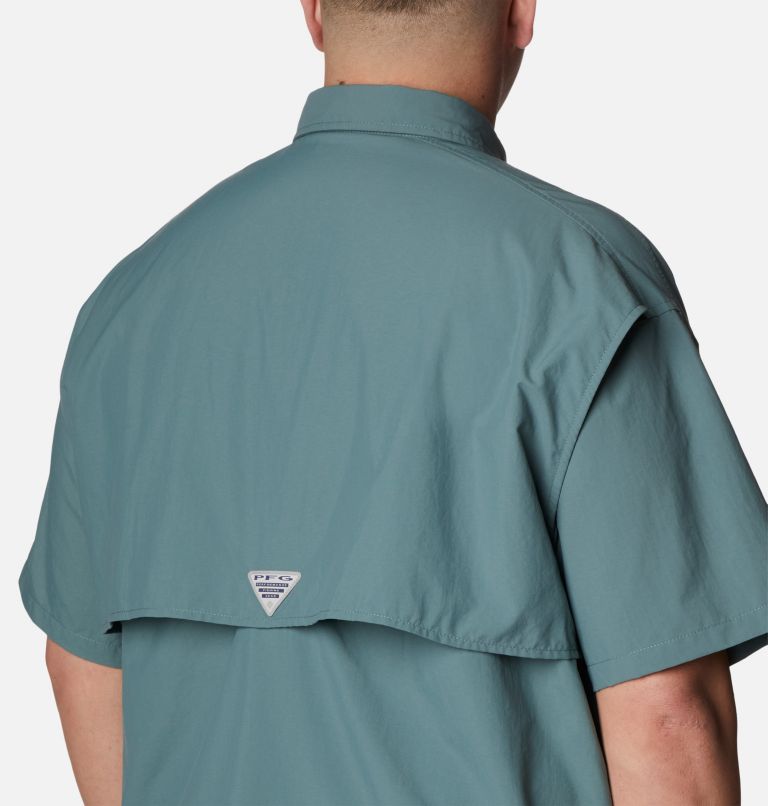 Thumbnail: Men’s PFG Bahama II Short Sleeve Shirt - Big, Color: Metal, image 5