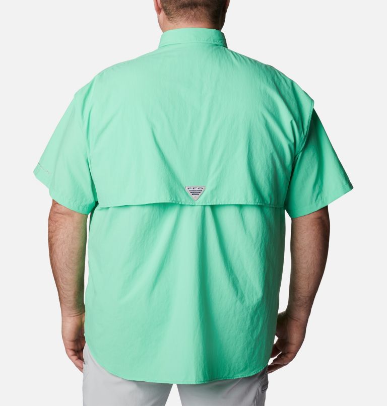 Men’s PFG Bahama II Short Sleeve Shirt - Big, Color: Light Jade, image 2