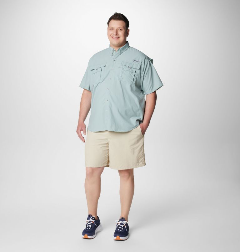 Men’s PFG Bahama II Short Sleeve Shirt - Big, Color: Crushed Blue, image 3