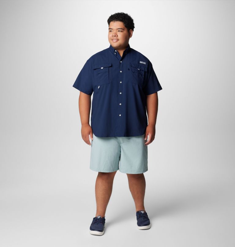 Men’s PFG Bahama II Short Sleeve Shirt - Big, Color: Collegiate Navy, image 3