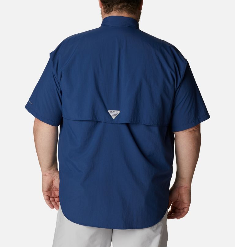 Thumbnail: Men’s PFG Bahama II Short Sleeve Shirt - Big, Color: Carbon, image 2