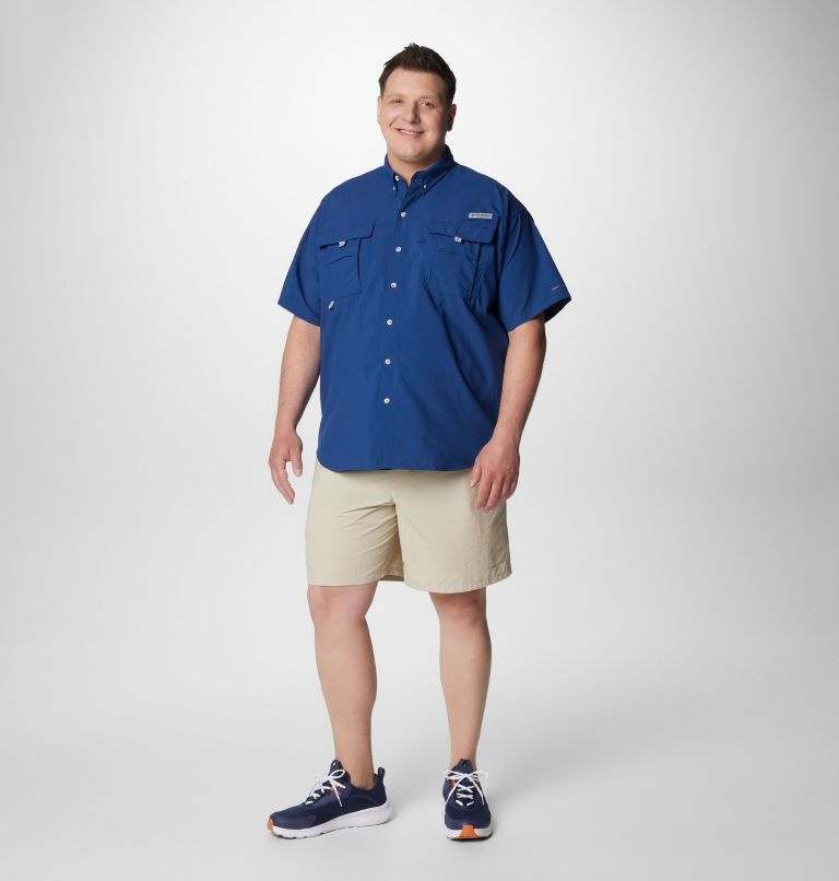 Men’s PFG Bahama II Short Sleeve Shirt - Big, Color: Carbon, image 3