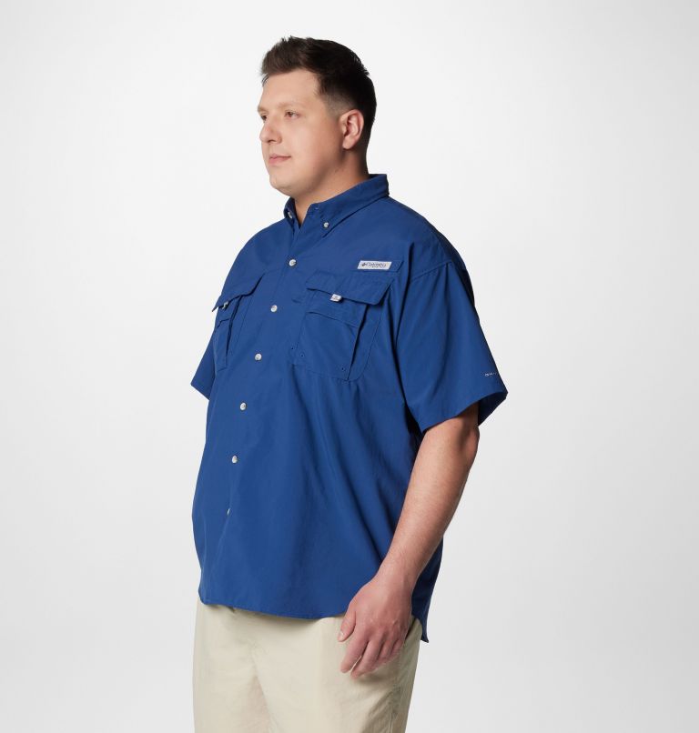 Men’s PFG Bahama II Short Sleeve Shirt - Big, Color: Carbon, image 4