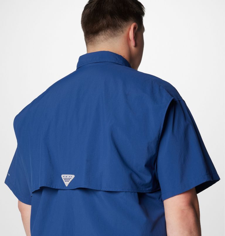 Men’s PFG Bahama II Short Sleeve Shirt - Big, Color: Carbon, image 6