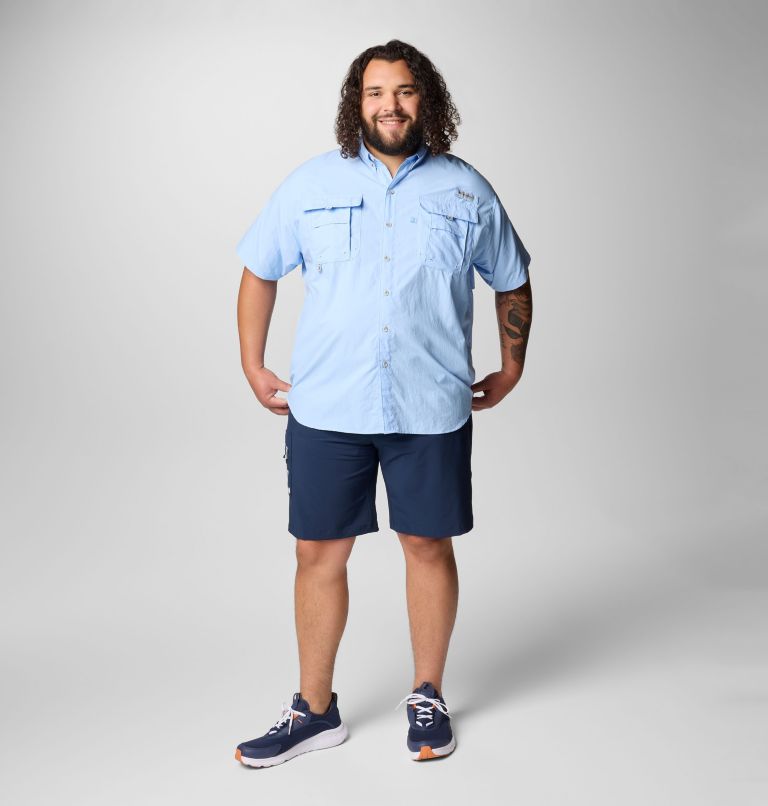 Men’s PFG Bahama II Short Sleeve Shirt - Big, Color: Sail, image 3
