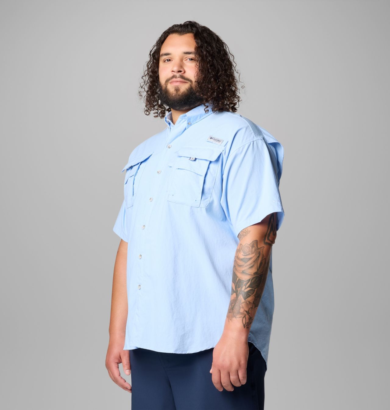 Men’s PFG Bahama™ II Short Sleeve Shirt - Big | 485 | 4X 4