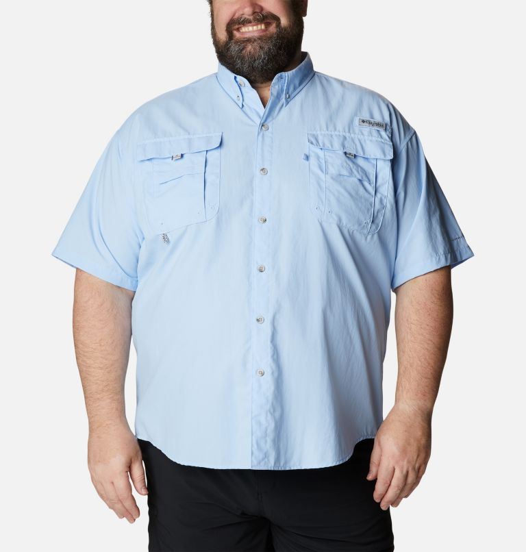 Columbia Cotton T-shirt Mens Small Blue PFG Short Sleeve Fishing Outdoors