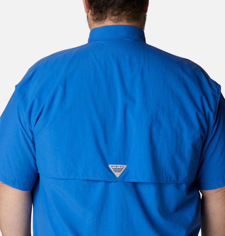 Men’s PFG Bahama II Short Sleeve Shirt - Big, Color: Vivid Blue, image 5
