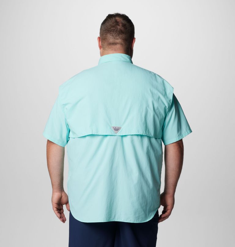 Men’s PFG Bahama II Short Sleeve Shirt - Big, Color: Gulf Stream, image 2