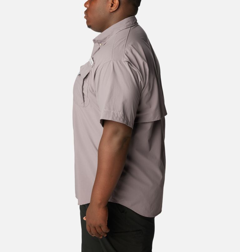 Thumbnail: Men’s PFG Bahama II Short Sleeve Shirt - Big, Color: Granite Purple, image 3