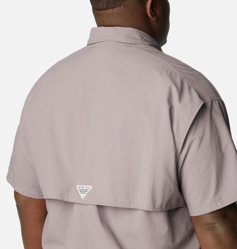 Men’s PFG Bahama II Short Sleeve Shirt - Big, Color: Granite Purple, image 5