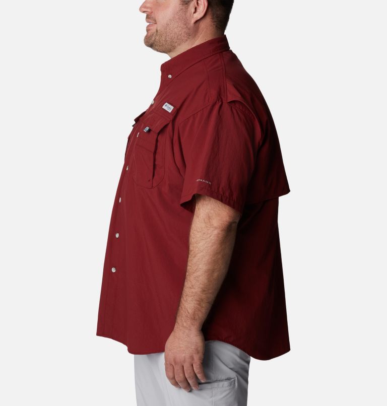 Men’s PFG Bahama II Short Sleeve Shirt - Big, Color: Red Jasper, image 3