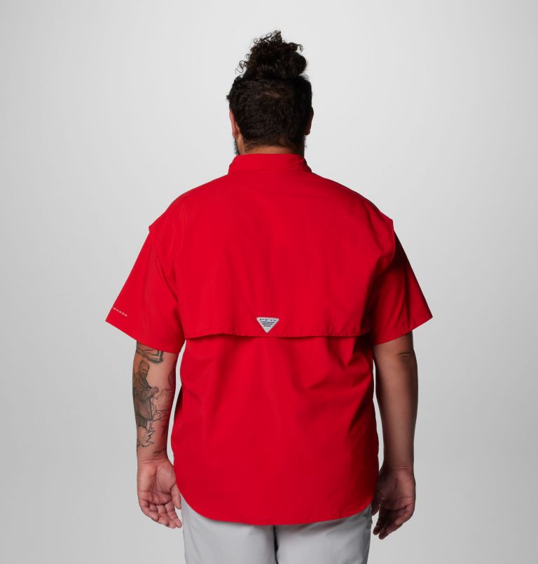 Men’s PFG Bahama II Short Sleeve Shirt - Big, Color: Red Spark, image 2