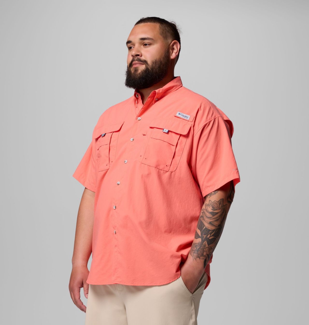 Men’s PFG Bahama™ II Short Sleeve Shirt - Big | 853 | 4X 4