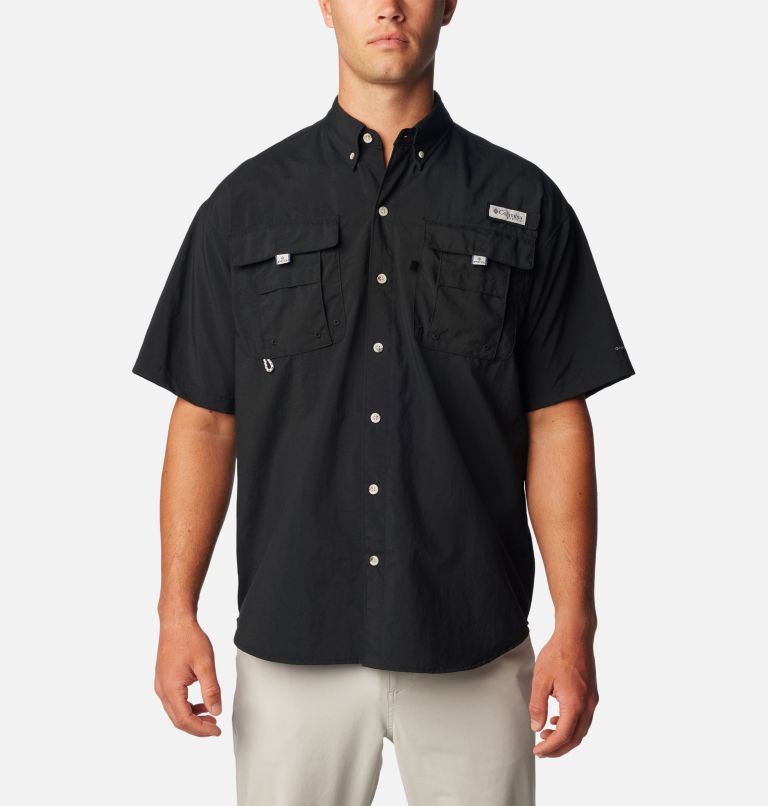 Men’s PFG Bahama II Short Sleeve Shirt - Tall, Color: Black, image 1