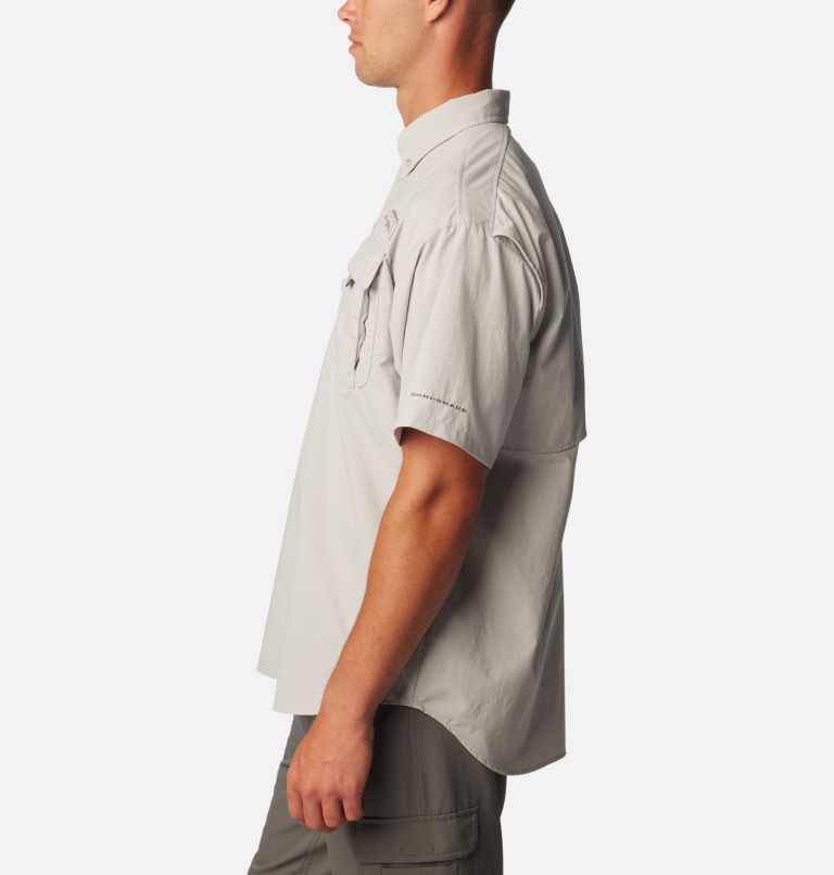 Thumbnail: Chemise à manches courtes PFG Bahama II pour homme - Grandes tailles, Color: Cool Grey, image 3