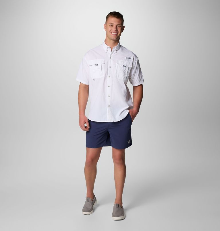 Men’s PFG Bahama II Short Sleeve Shirt - Tall, Color: White, image 3