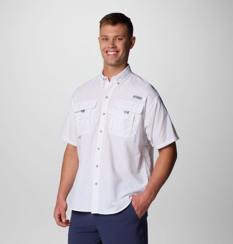 Men’s PFG Bahama II Short Sleeve Shirt - Tall, Color: White, image 4