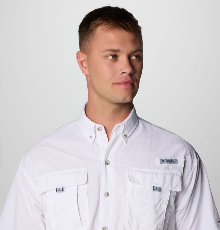 Men’s PFG Bahama II Short Sleeve Shirt - Tall, Color: White, image 5