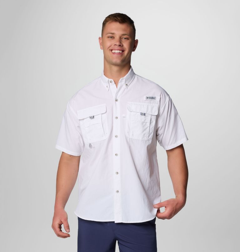 Men’s PFG Bahama II Short Sleeve Shirt - Tall, Color: White, image 1