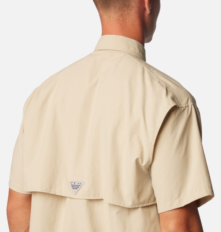 Men’s PFG Bahama II Short Sleeve Shirt - Tall, Color: Fossil, image 5